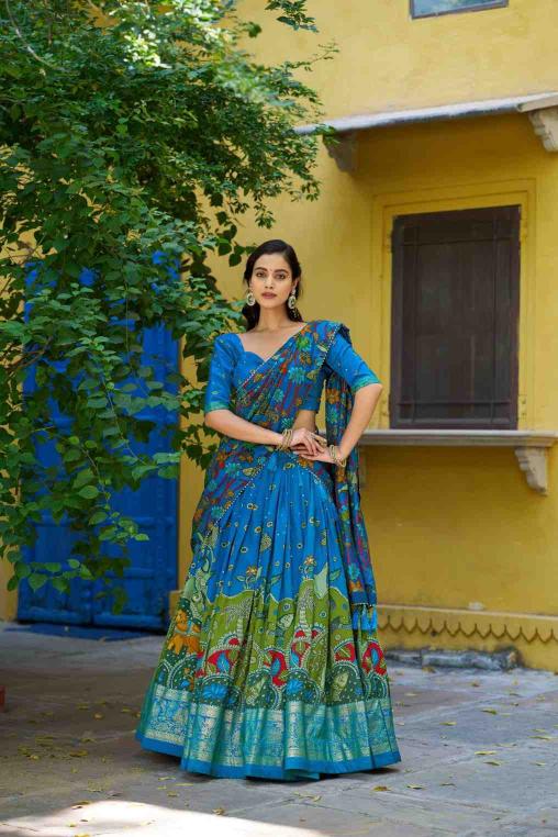 AKANKSHA 01 Tasar Silk FRZ Surat lehenga choli suppliers
